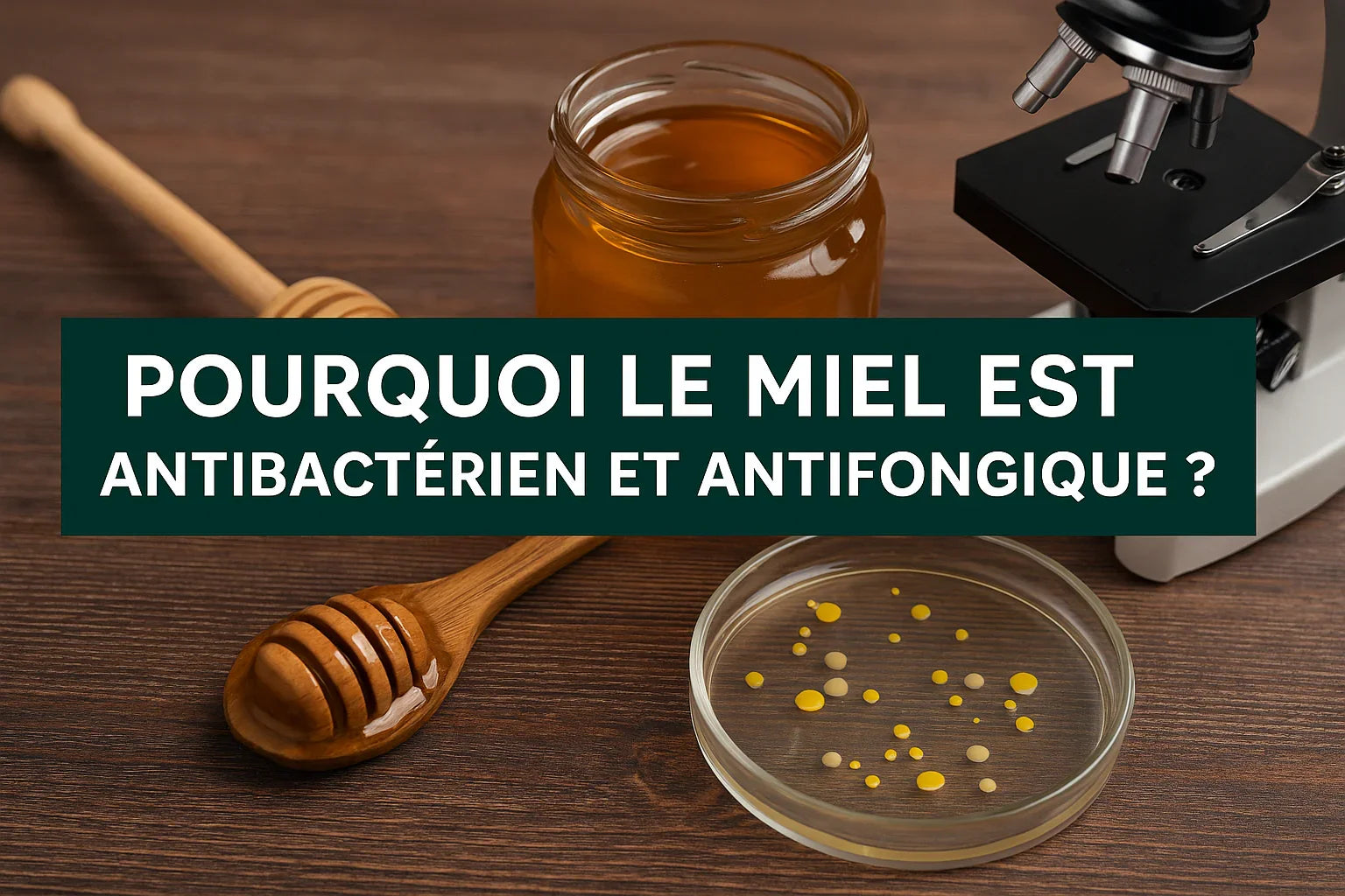 Pourquoi le miel est antibactérien et antifongique ?