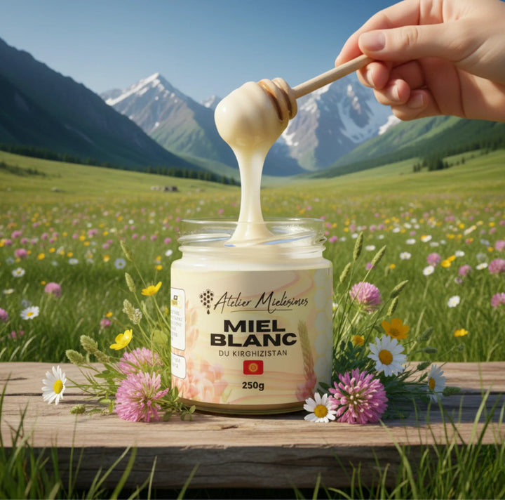 Miel Blanc de Sainfoin du Khirghizistan
