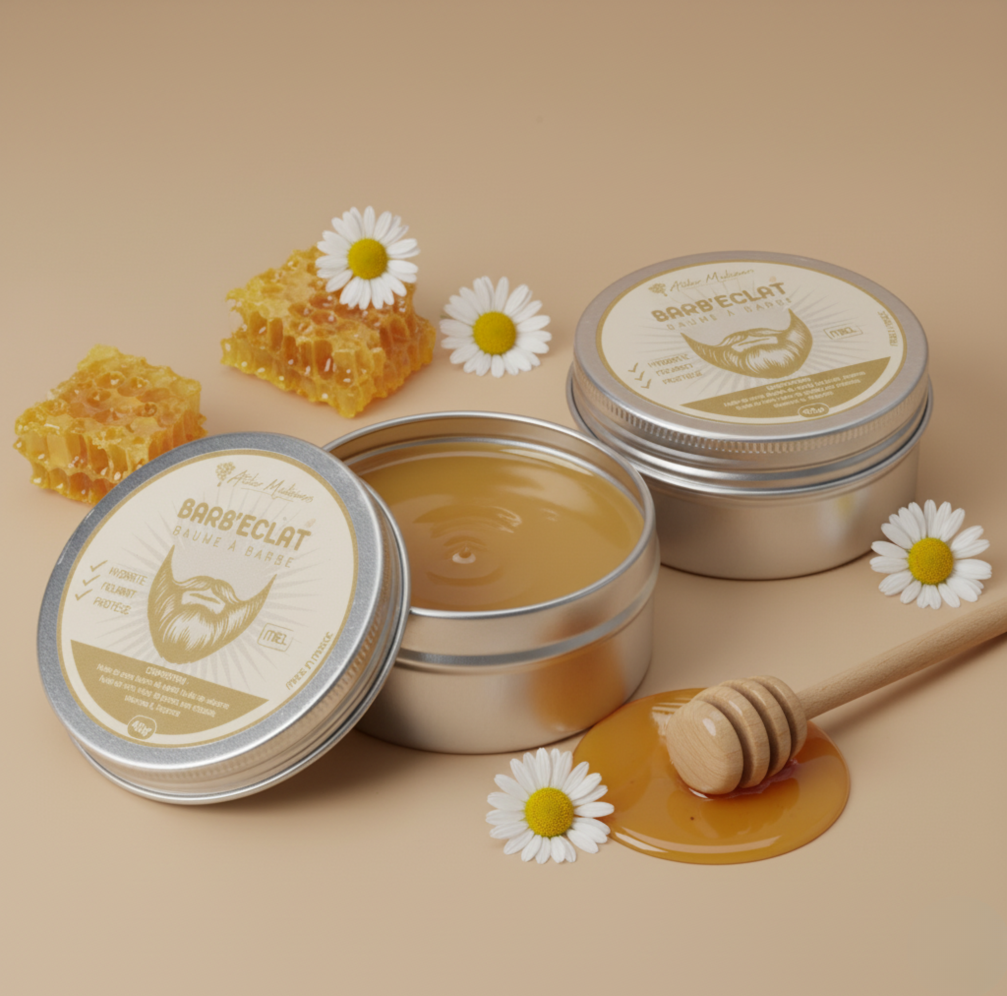 Baume à Barbe : Barb'Éclat Miel