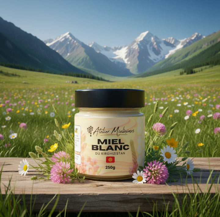 Miel Blanc de Sainfoin du Khirghizistan