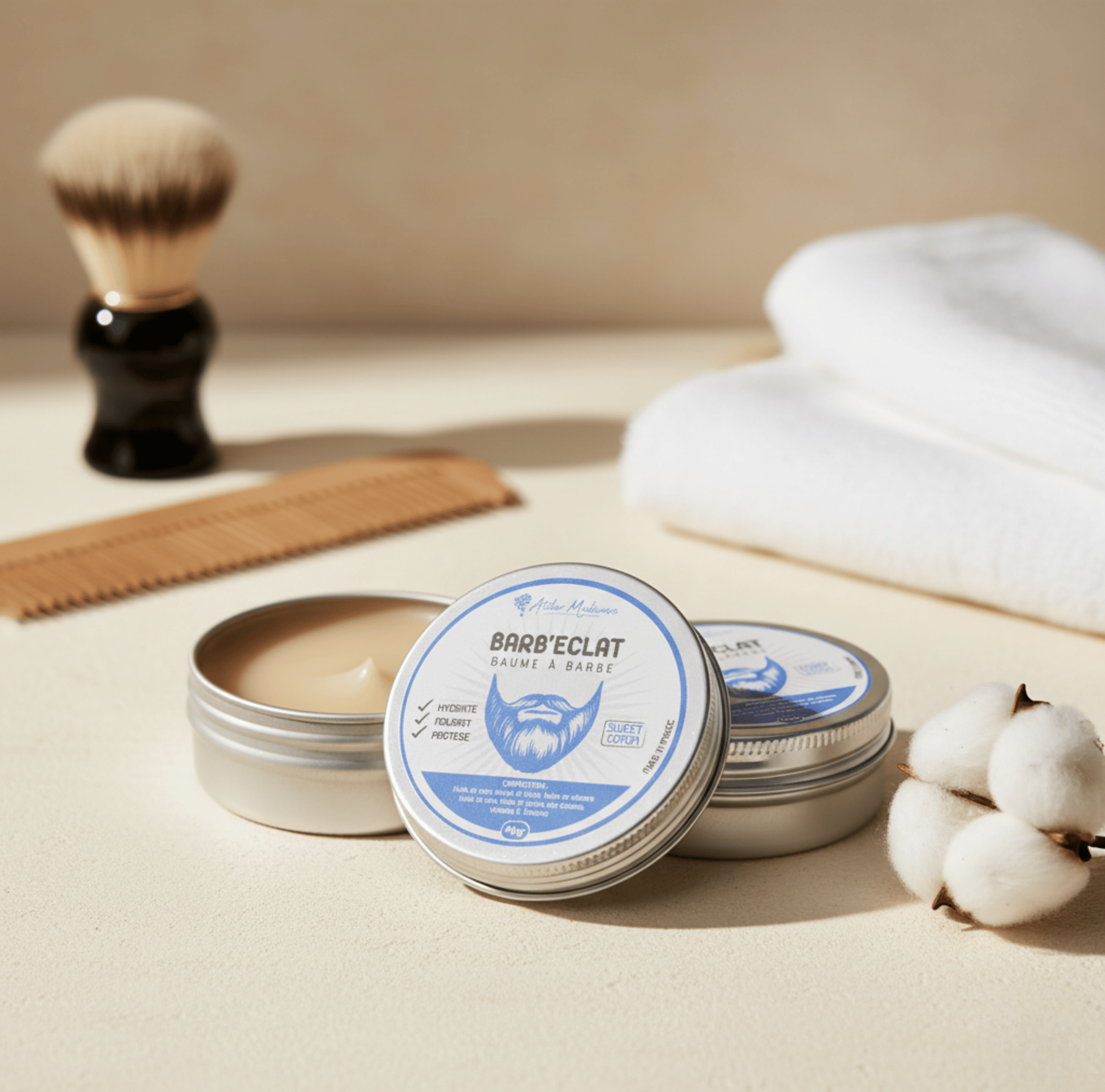 Baume à Barbe : Barb'Éclat Sweet Coton