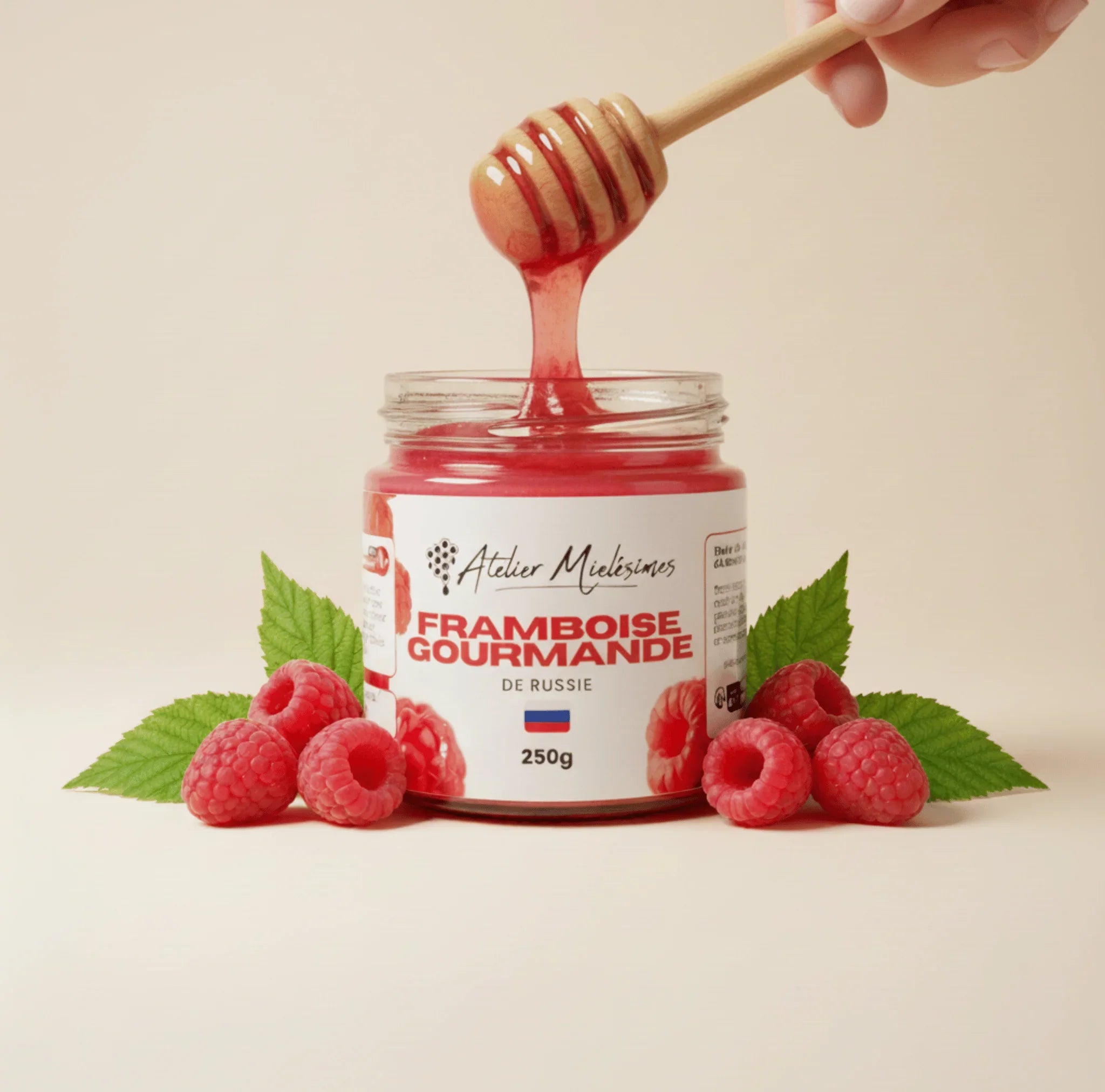 Miel Framboise Gourmande de Russie